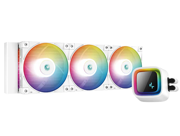 DeepCool Infinity Series LS720 360MM AIO ARGB Liquid Cooler - White DeepCool Infinity Series LS720 360MM AIO ARGB Liquid Cooler - White